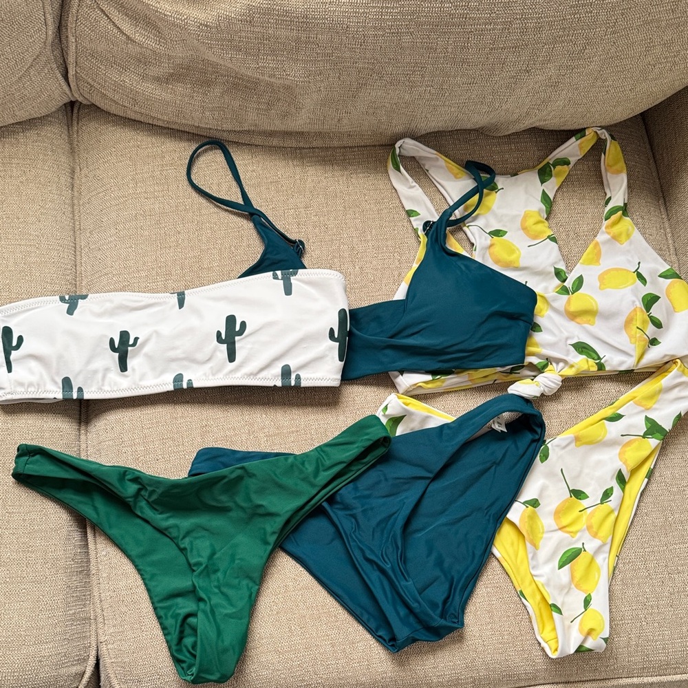 Zaful - Set of 3 Bikinis